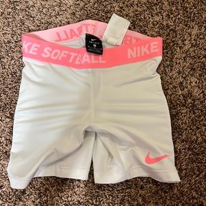Girls Nike Softball Sliding Shorts